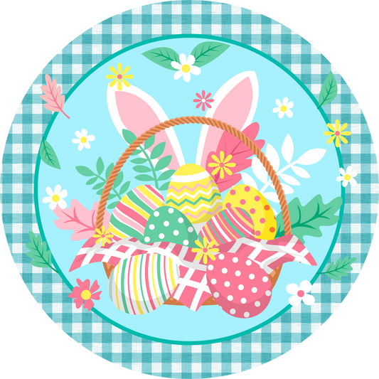 Easter Eggs Easter Metal / Vinyl Sign - Made in USA