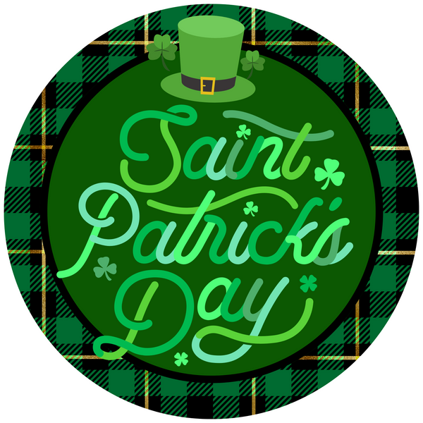 Saint Patrick's Day Metal Sign - Made In USA