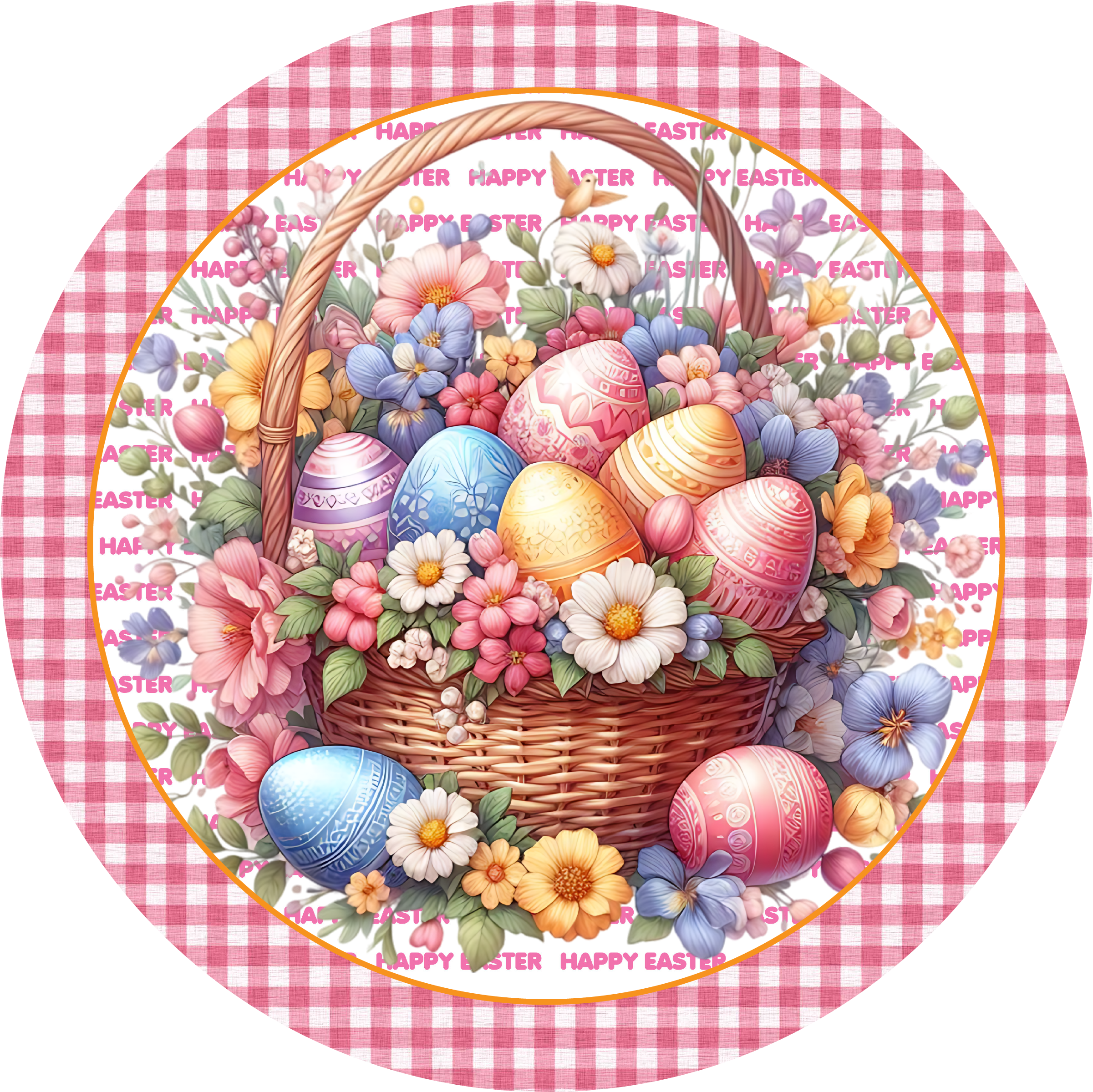 Easter Metal Sign: Eggs - Made In USA - BBCrafts – BBCrafts.com