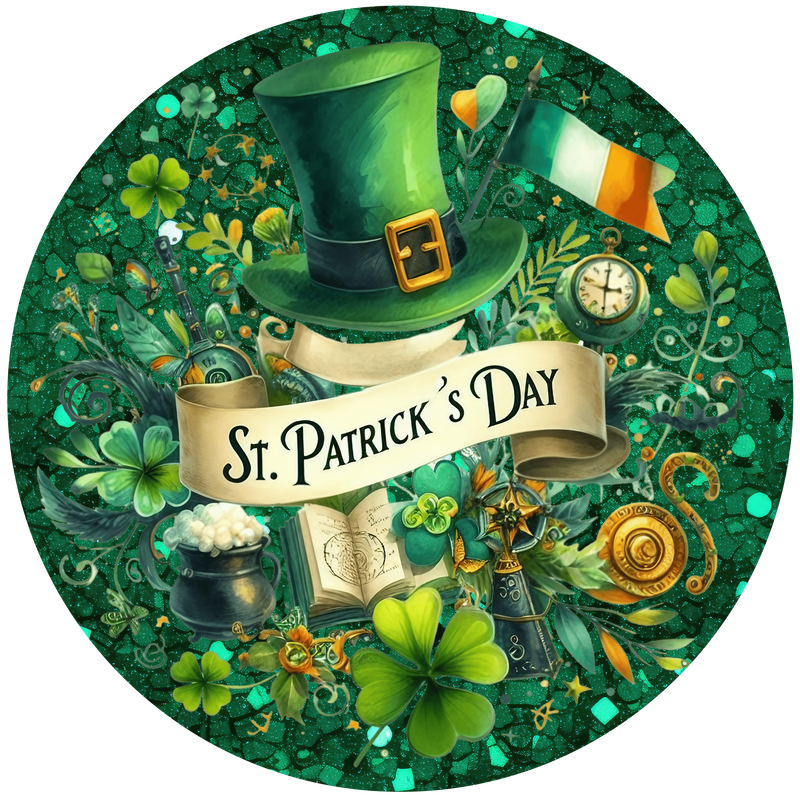 Saint Patrick's Day Metal Sign: Collections - Made In USA