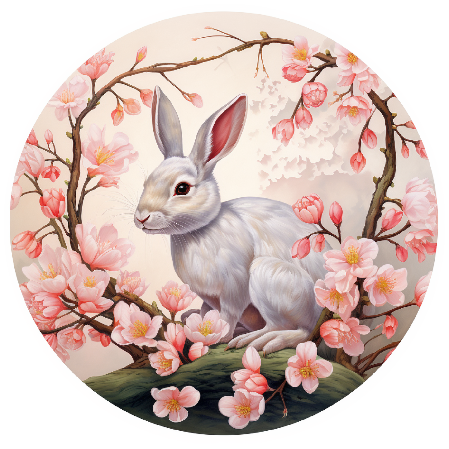 Rabbit Metal Sign: Made In USA - BBCrafts – BBCrafts.com
