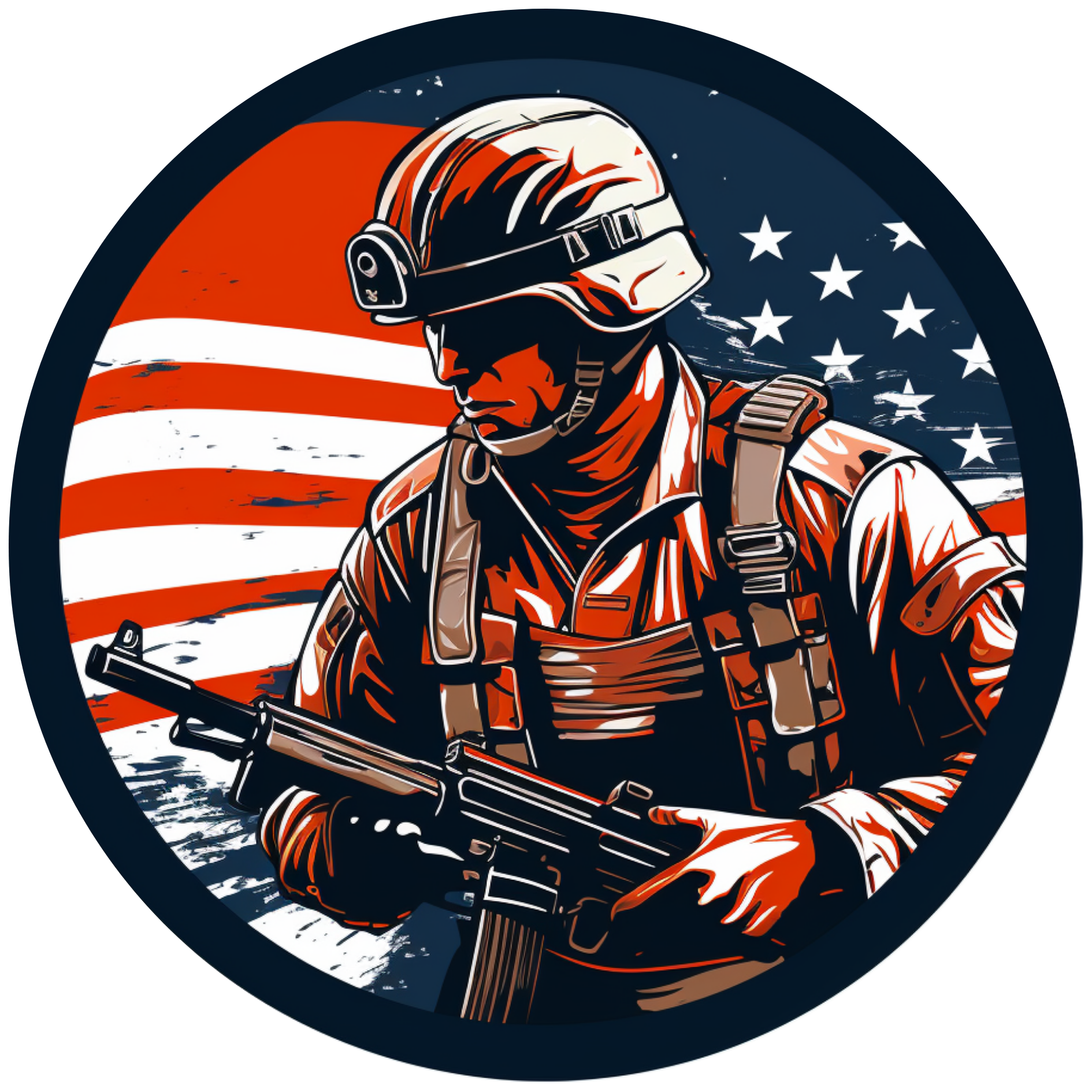 Soldier Metal / Vinyl Sign - Made in USA