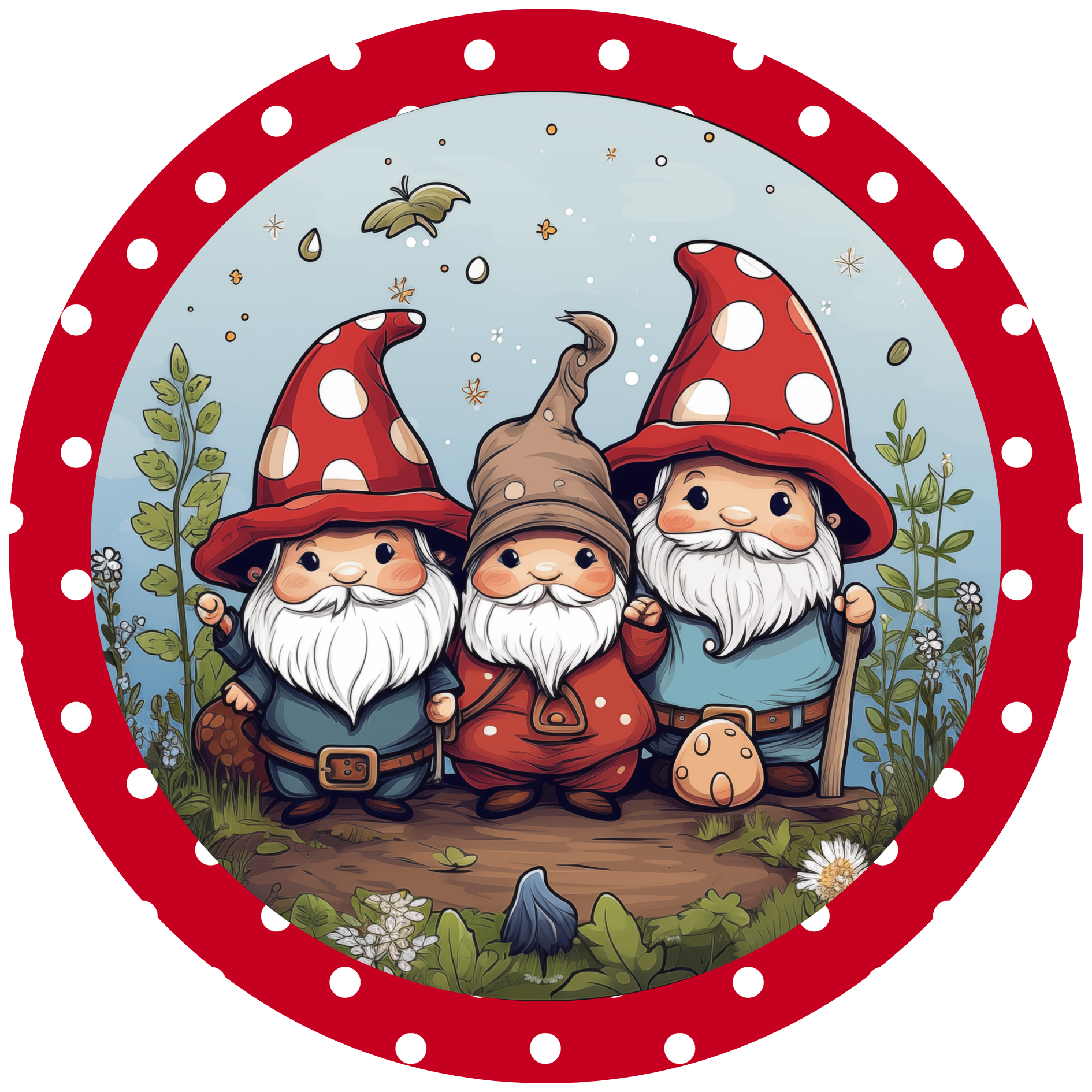 Gnome's Family Metal / Vinyl Sign - Made in USA