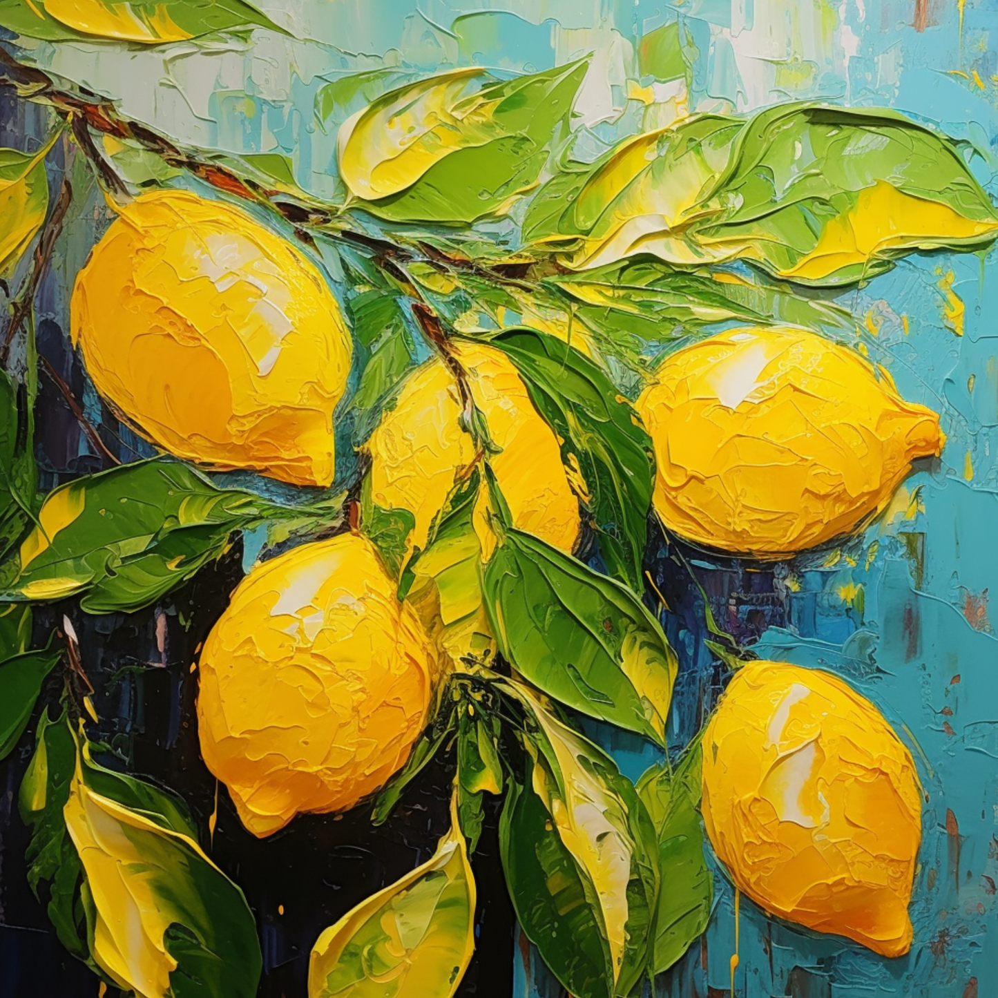 Lemon Metal Sign - Made in USA