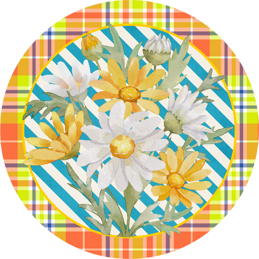 Spring Flower Metal / Vinyl Sign - Made in USA