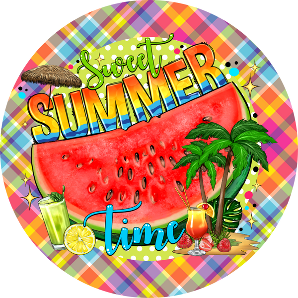 Sweet Summer Time Metal Sign - Made In USA