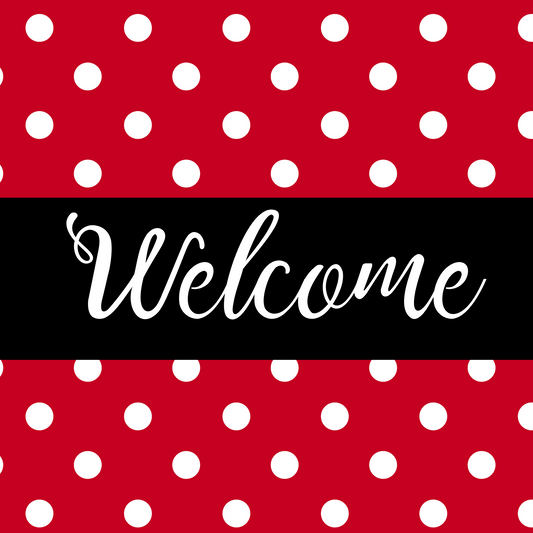 Welcome Metal Sign - Made in USA