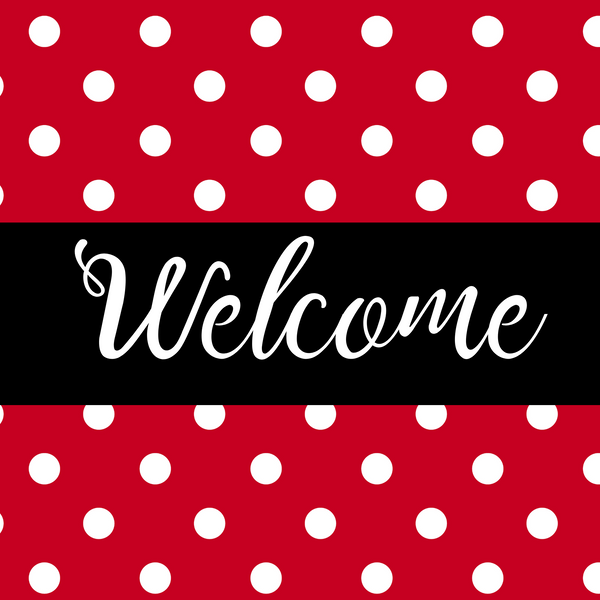 Welcome Metal Sign: Made In USA