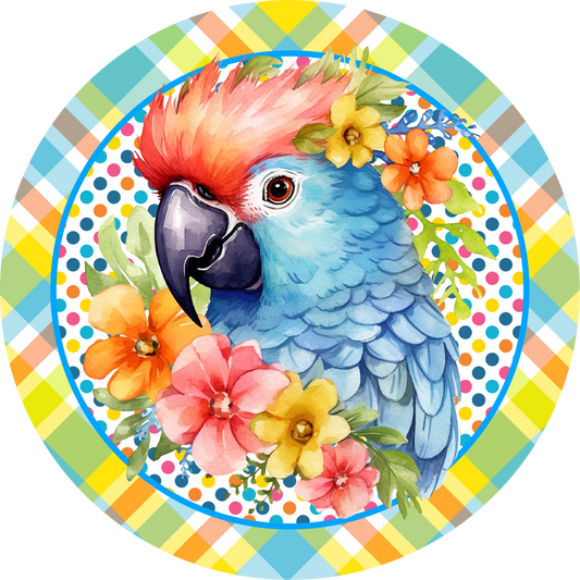 Parrot Metal / Vinyl Sign - Made in USA