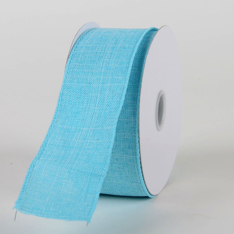 Aqua Blue - Canvas Ribbon - W: 1-1/2 inch | L: 10 Yards