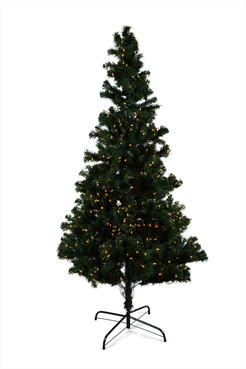 CLOSEOUT Prelit Christmas Tree - 7 Feet Tall