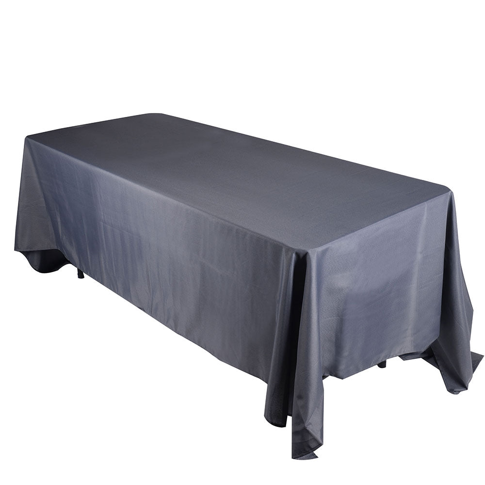 Charcoal- 70 x 120 Rectangle Polyester Tablecloths - 70 inch x 120 inch