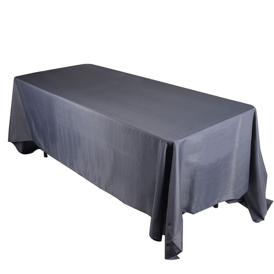 Charcoal- 70 x 120 Rectangle Polyester Tablecloths - 70 inch x 120 inch