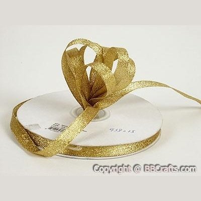 Gold - Metallic Ribbon - 1 inch | 33 Yards