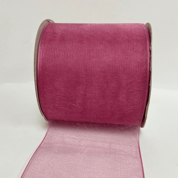 Mauve - Sheer Organza Ribbon - 2-3/4 inch | 25 Yards