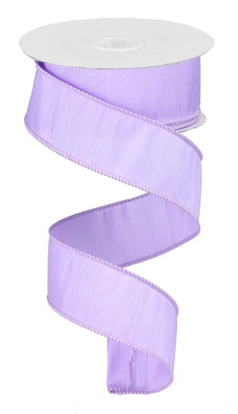 Lavender - Faux Dupioni Ribbon - 1-1/2 Inch x 10 Yards