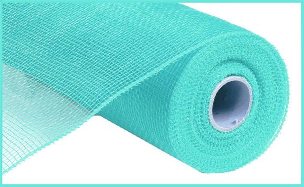 Turquoise Green - Mesh - 10 Inch x 10 Yards